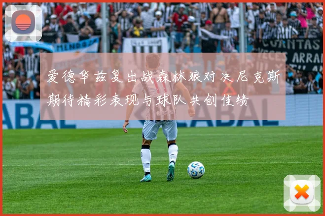 爱德华兹复出战森林狼对决尼克斯期待精彩表现与球队共创佳绩